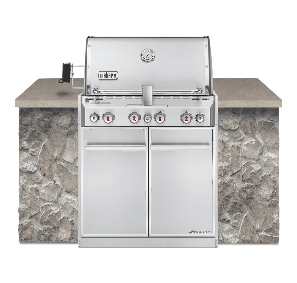 Weber - Summit® S-460 Built-In Gas Barbecue (Natural Gas) - The Home Of Fire