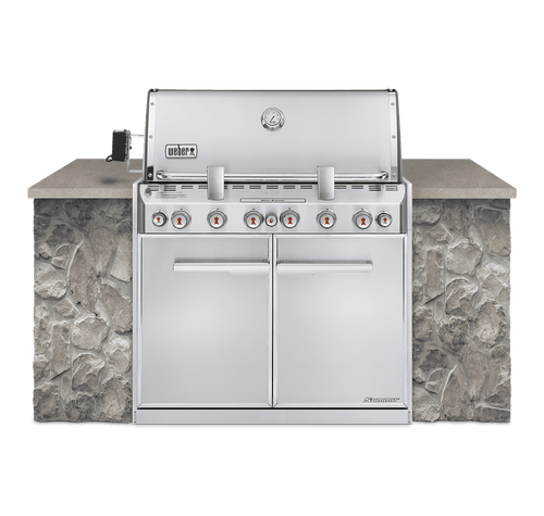 Weber - Summit® S-660 Built-In Gas Barbecue (Natural Gas) - The Home Of Fire