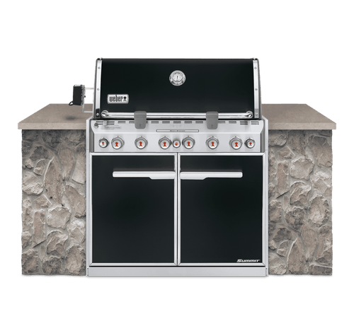 Weber - Summit® E-660 Built-In Gas Barbecue (Natural Gas) - The Home Of Fire